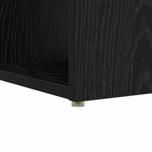 Γραφείο Μαύρη Οξυά Επεξεργασμένο Ξύλο 108 x 55 x 103.5 εκ.