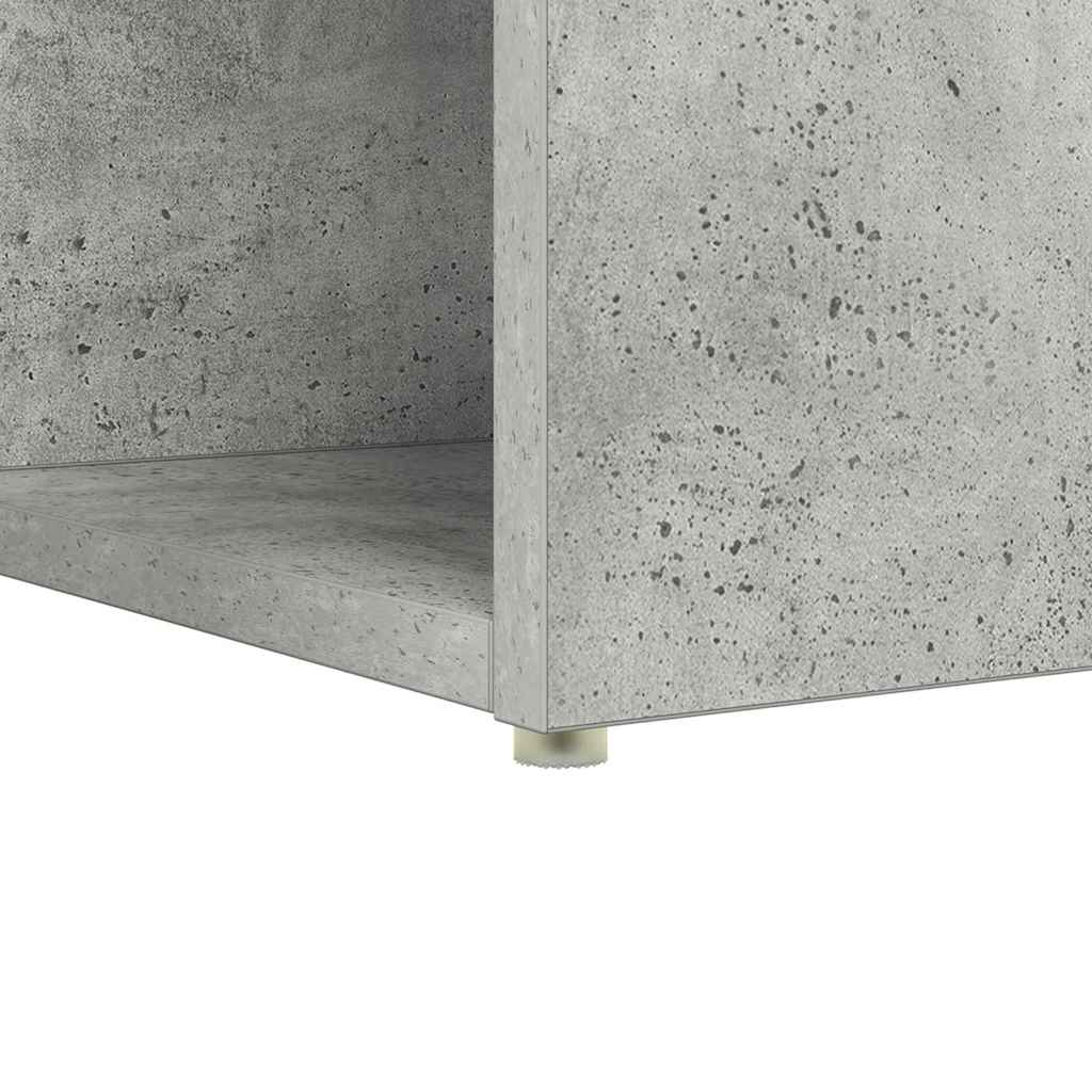Γραφείο Σκυρόδεμα Γκρι 108 x 55 x 103.5 εκ. Επεξεργασμένο ξύλο