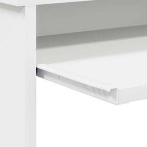Γραφείο Λευκό 106 x 41 x 88.5 εκ. Επεξεργασμένο Ξύλο