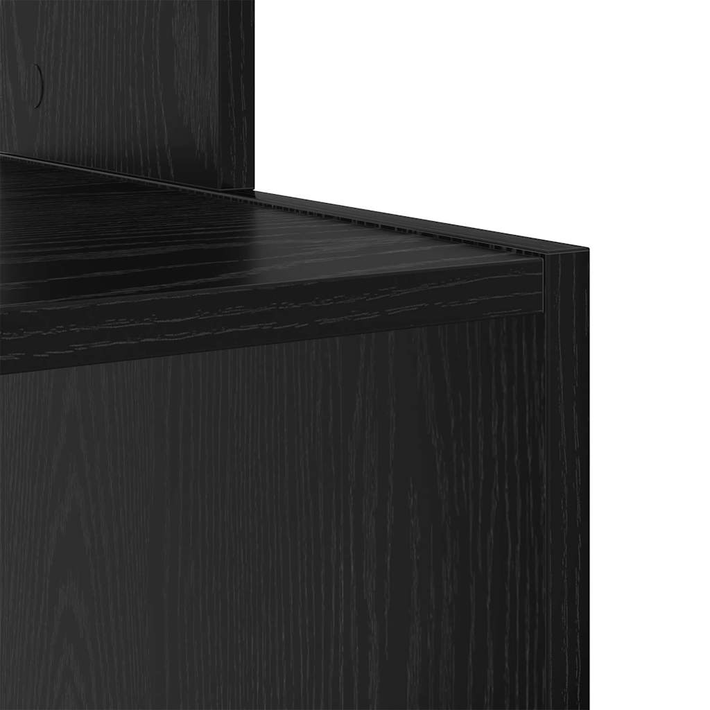 Γραφείο Μαύρη Οξυά 106 x 41 x 88.5 εκ. Επεξεργασμένο ξύλο