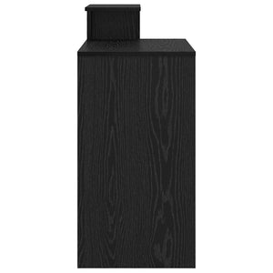 Γραφείο Μαύρη Οξυά Επεξεργασμένο Ξύλο 106 x 41 x 88.5 εκ.