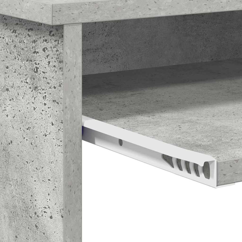 Γραφείο Σκυρόδεμα Γκρι 106 x 41 x 88.5 εκ. Επεξεργασμένο ξύλο - Pakobazaar