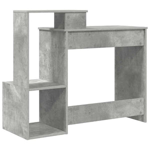 Γραφείο Σκυρόδεμα Γκρι 106 x 41 x 88.5 εκ. Επεξεργασμένο ξύλο - Pakobazaar