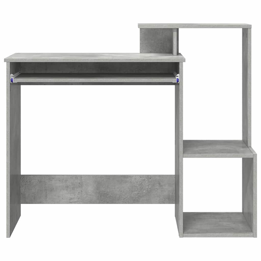 Γραφείο Σκυρόδεμα Γκρι 106 x 41 x 88.5 εκ. Επεξεργασμένο ξύλο - Pakobazaar