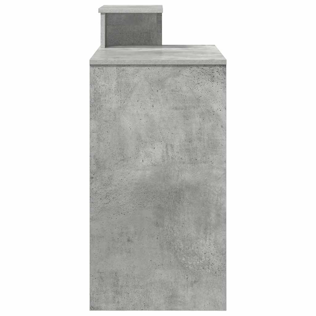 Γραφείο Σκυρόδεμα Γκρι 106 x 41 x 88.5 εκ. Επεξεργασμένο ξύλο - Pakobazaar