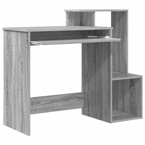 Γραφείο Γκρίζο Σονομα 106 x 41 x 88.5 εκ. Επεξεργασμένο Ξύλο