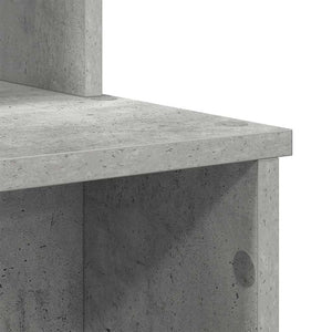Γραφείο Σκυρόδεμα Γκρι 120,5 x 44 x 88,5 εκ Επεξεργασμένο Ξύλο