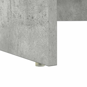 Γραφείο Σκυρόδεμα Γκρι 120,5 x 44 x 88,5 εκ Επεξεργασμένο Ξύλο