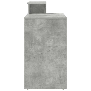 Γραφείο Σκυρόδεμα Γκρι 120,5 x 44 x 88,5 εκ Επεξεργασμένο Ξύλο