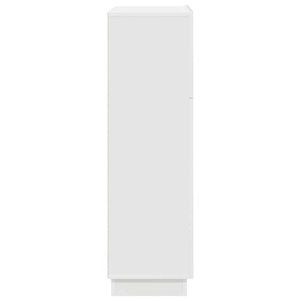 Γραφείο με ράφι Λευκό 71.5 x 31.5 x 106.5 εκ Επεξεργασμένο ξύλο - Pakobazaar