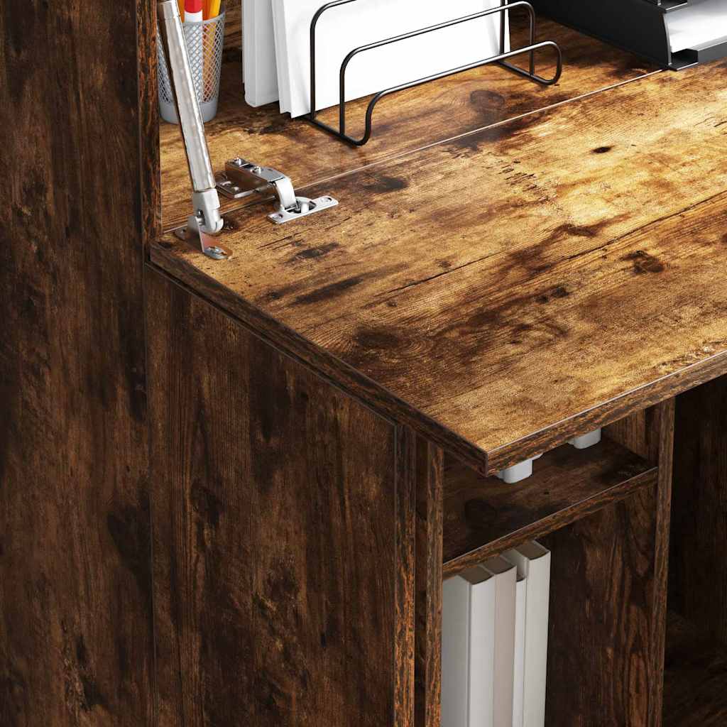 Γραφείο Καπνιστό Δρύς 71.5 x 31.5 x 106.5 εκ Επεξεργασμένο ξύλο - Pakobazaar