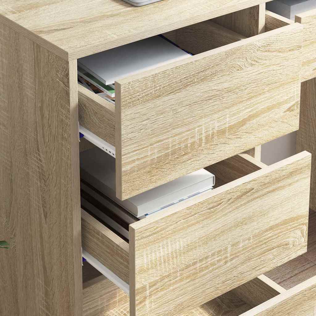 Γραφείο Δρύς Sonoma 90 x 37.5 x 75 εκ Επεξεργασμένο ξύλο