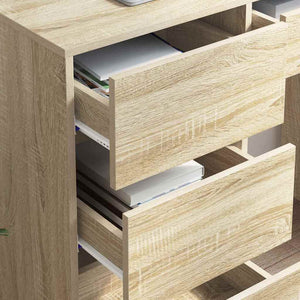 Γραφείο Δρύς Sonoma Επεξεργασμένο Ξύλο 90 x 37.5 x 75 εκ