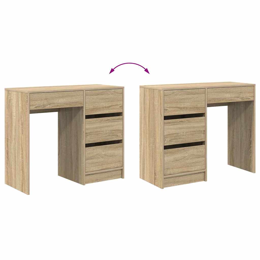 Γραφείο Δρύς Sonoma 90 x 37.5 x 75 εκ Επεξεργασμένο ξύλο