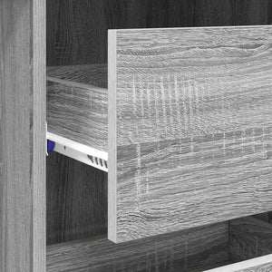 Γραφείο Γκρίζο Σονομα 90 x 37.5 x 75 εκ Επεξεργασμένο ξύλο - Pakobazaar