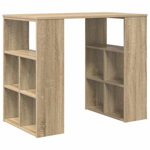 Γραφείο με ράφι Δρύς Sonoma 90 x 50 x 75 εκ. Επεξεργασμένο ξύλο - Pakobazaar