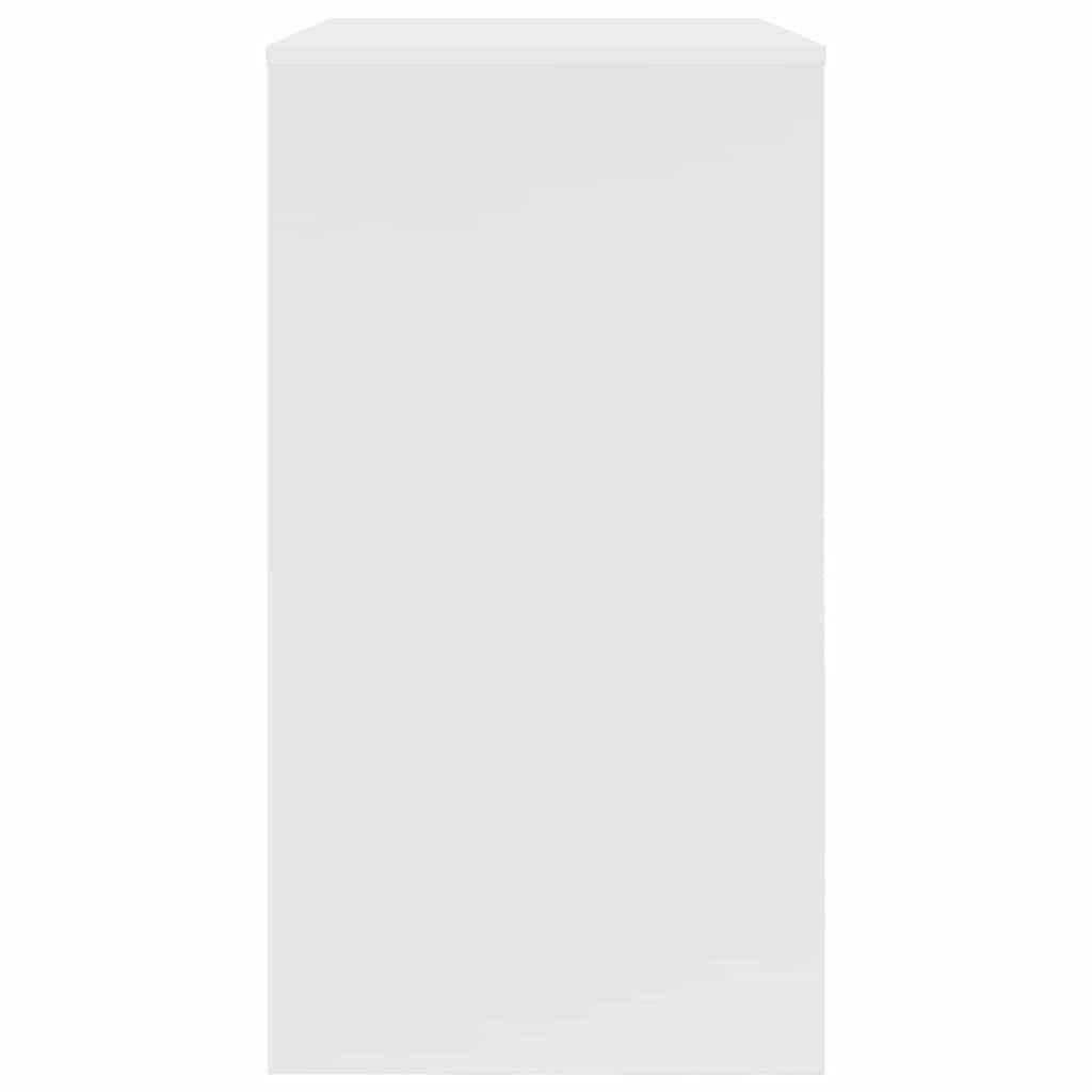 Γραφείο με συρτάρι Λευκό 77.5 x 43 x 79 εκ. Επεξεργασμένο ξύλο - Pakobazaar