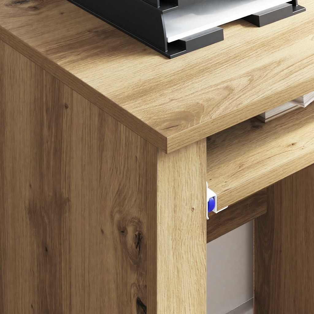 Γραφείο με Ρόδες με συρτάρι Artisan Oak 91 x 50 x 77 εκ.