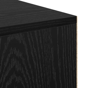 Γραφείο Μαύρη Οξυά Επεξεργασμένο Ξύλο 102 x 50 x 75 εκ