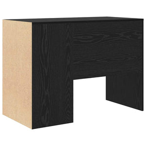 Γραφείο Μαύρη Οξυά Επεξεργασμένο Ξύλο 102 x 50 x 75 εκ
