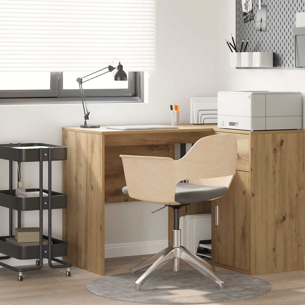 Γραφείο με ράφι Artisan Oak 102 x 50 x 75 εκ Επεξεργασμένο ξύλο - Pakobazaar