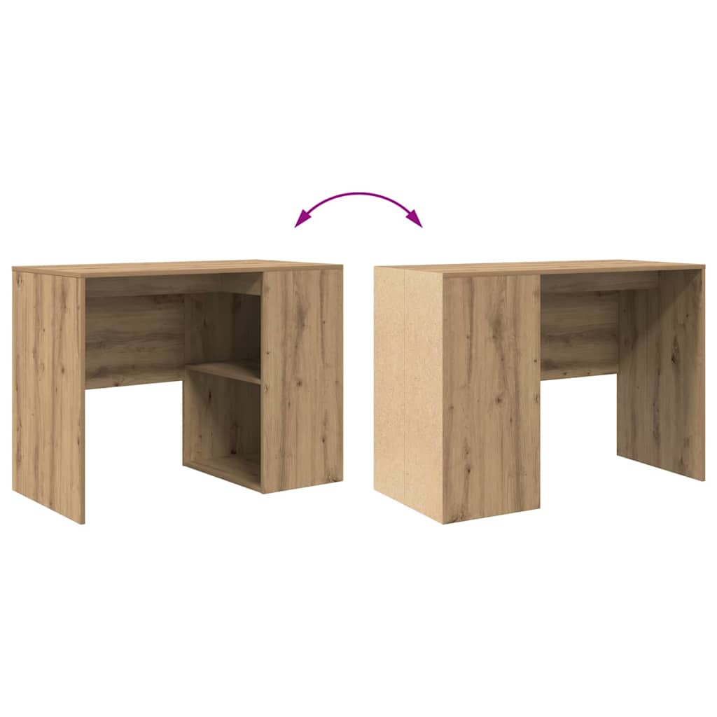 Γραφείο με ράφι Artisan Oak 102 x 50 x 75 εκ Επεξεργασμένο ξύλο - Pakobazaar