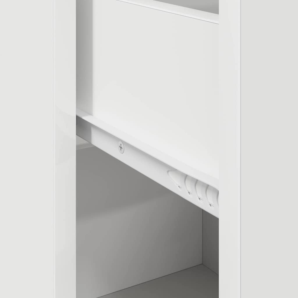 Πλαϊνό γραφείο με συρτάρι Λευκό 38 x 34 x 75 εκ - Pakobazaar