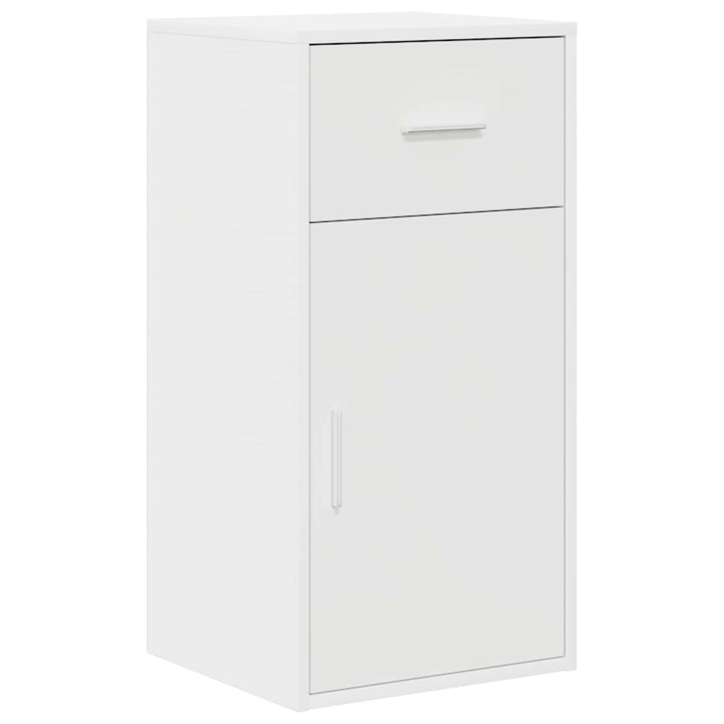 Πλαϊνό γραφείο με συρτάρι Λευκό 38 x 34 x 75 εκ - Pakobazaar