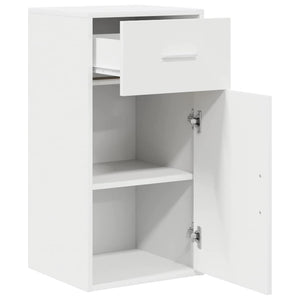 Πλαϊνό γραφείο με συρτάρι Λευκό 38 x 34 x 75 εκ - Pakobazaar