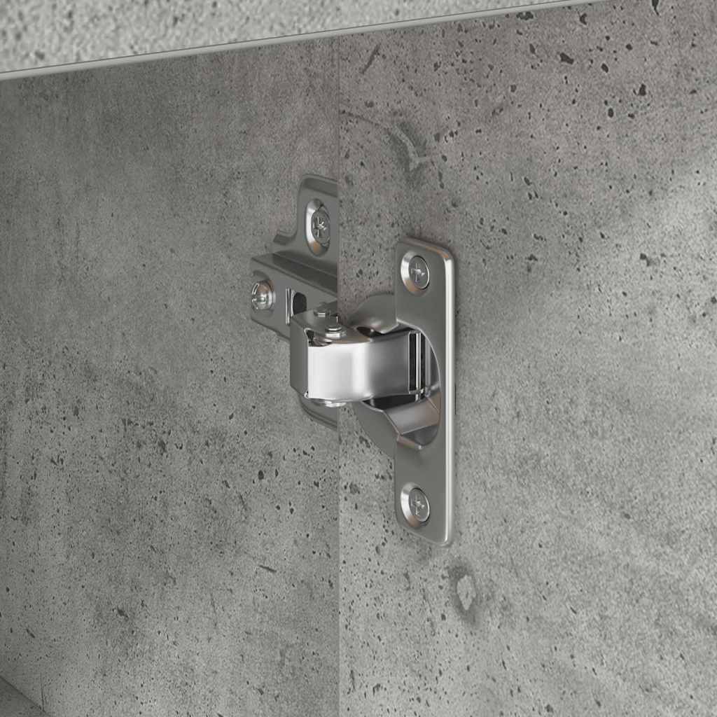 Πλαϊνό γραφείο με συρτάρι Σκυρόδεμα Γκρι 38 x 34 x 75 εκ - Pakobazaar