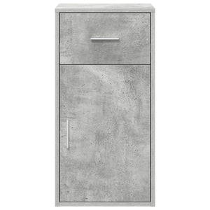 Πλαϊνό γραφείο με συρτάρι Σκυρόδεμα Γκρι 38 x 34 x 75 εκ - Pakobazaar