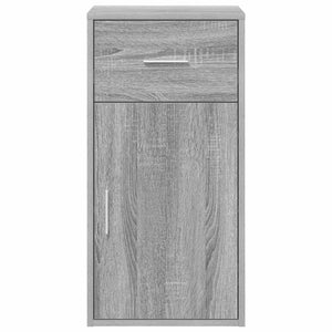 Πλαϊνό γραφείο με συρτάρι Γκρίζο Σονομα 38 x 34 x 75 εκ - Pakobazaar