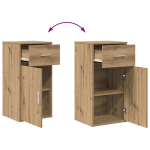 Πλαϊνό γραφείο με συρτάρι Artisan Oak 38 x 34 x 75 εκ - Pakobazaar