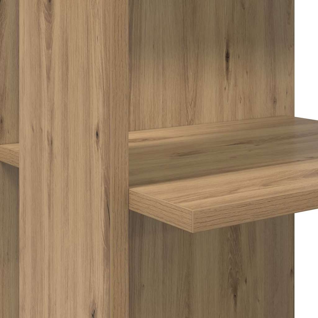 Γωνιακό γραφείο με ράφι Artisan Oak 140 x 113,5 x 75 εκ. - Pakobazaar