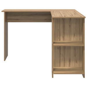 Γωνιακό γραφείο με ράφι Artisan Oak 140 x 113,5 x 75 εκ. - Pakobazaar