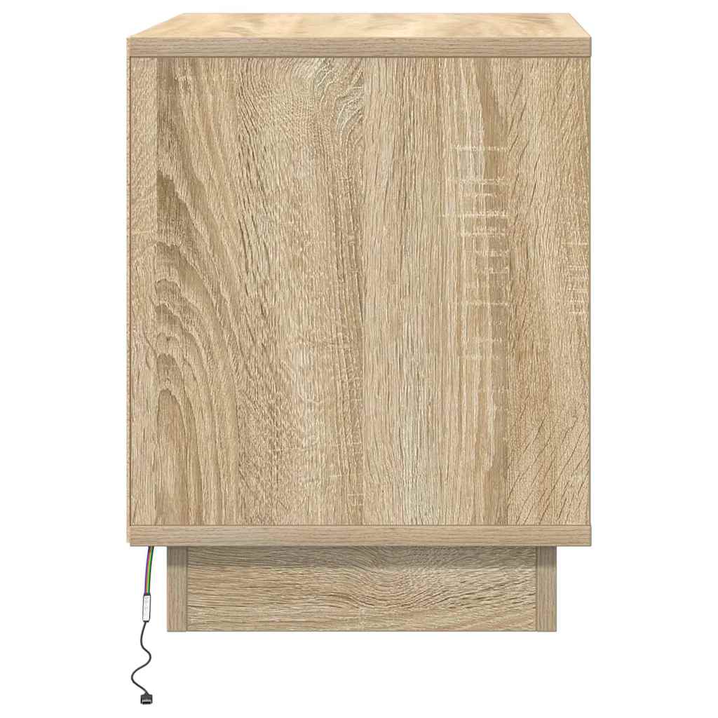 Κομοδίνο Δρύς Sonoma 44 x 34,5 x 45 εκ Επεξεργασμένο ξύλο - Pakobazaar