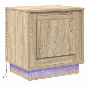 Κομοδίνο 2 pcs Δρύς Sonoma 44 x 34,5 x 45 εκ Επεξεργασμένο ξύλο - Pakobazaar
