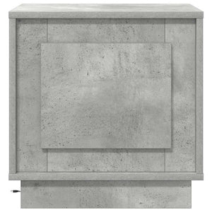 Κομοδίνο Σκυρόδεμα Γκρι 44 x 34,5 x 45 εκ Επεξεργασμένο ξύλο - Pakobazaar