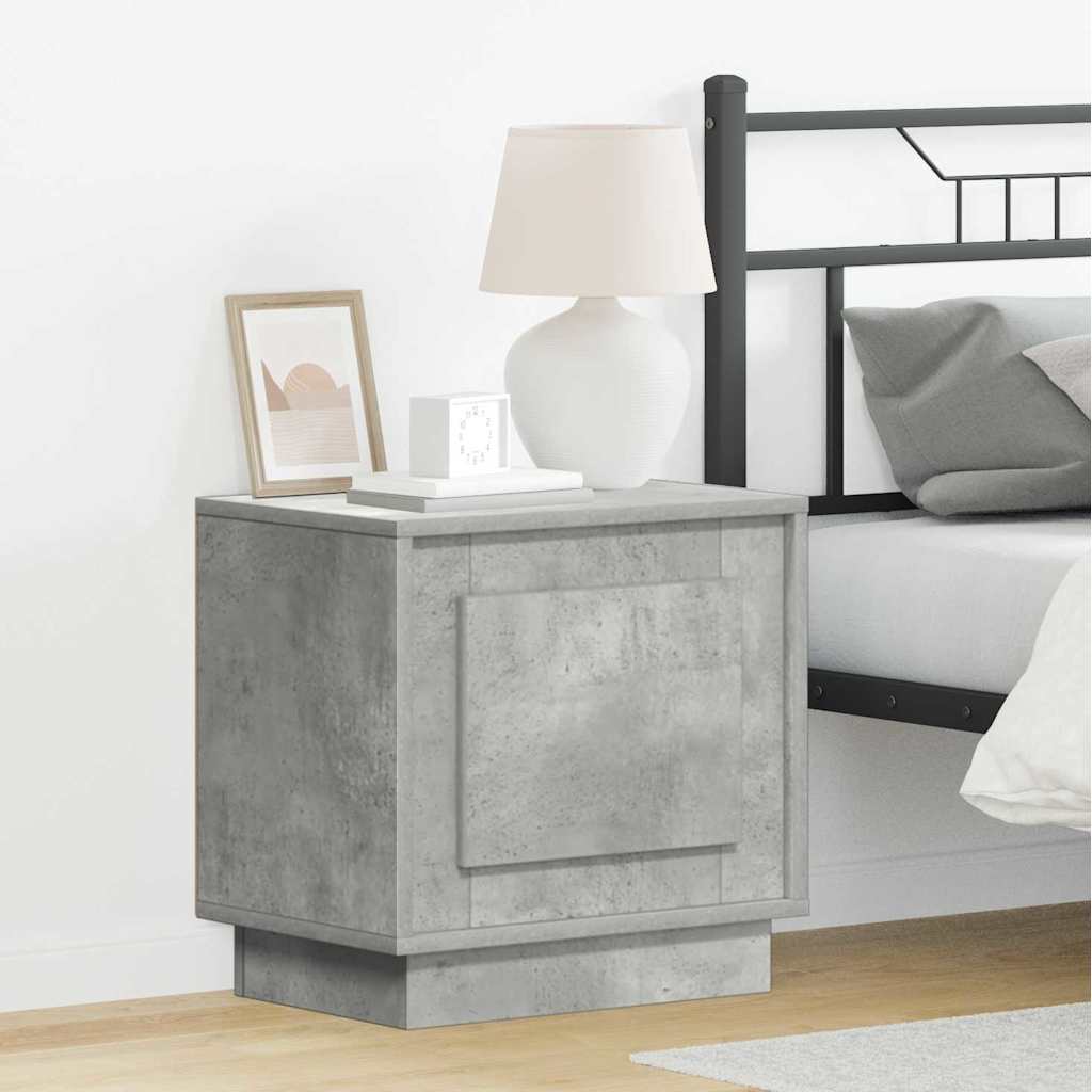 Κομοδίνο 2 pcs Σκυρόδεμα Γκρι 44 x 34,5 x 45 εκ - Pakobazaar