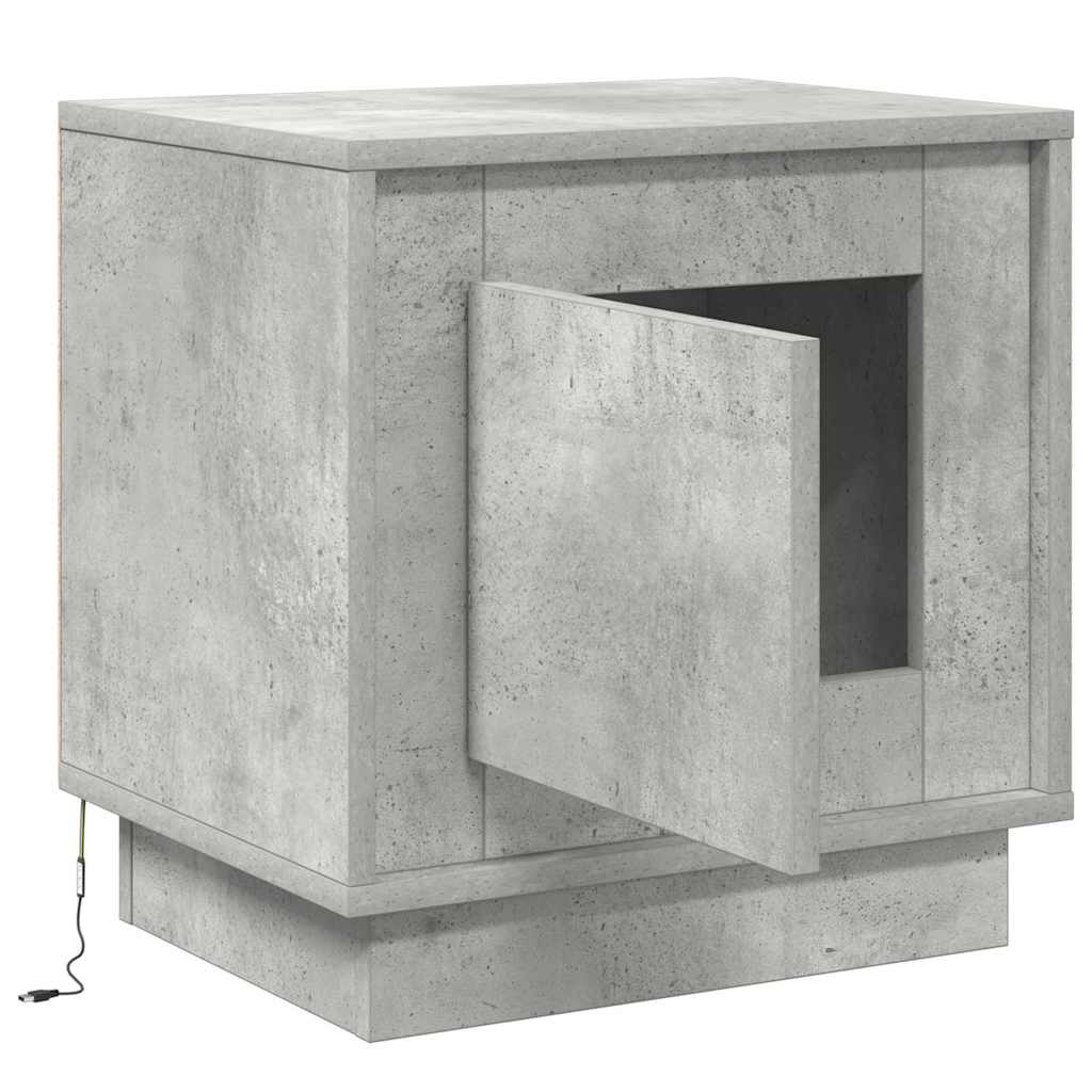 Κομοδίνο 2 pcs Σκυρόδεμα Γκρι 44 x 34,5 x 45 εκ - Pakobazaar