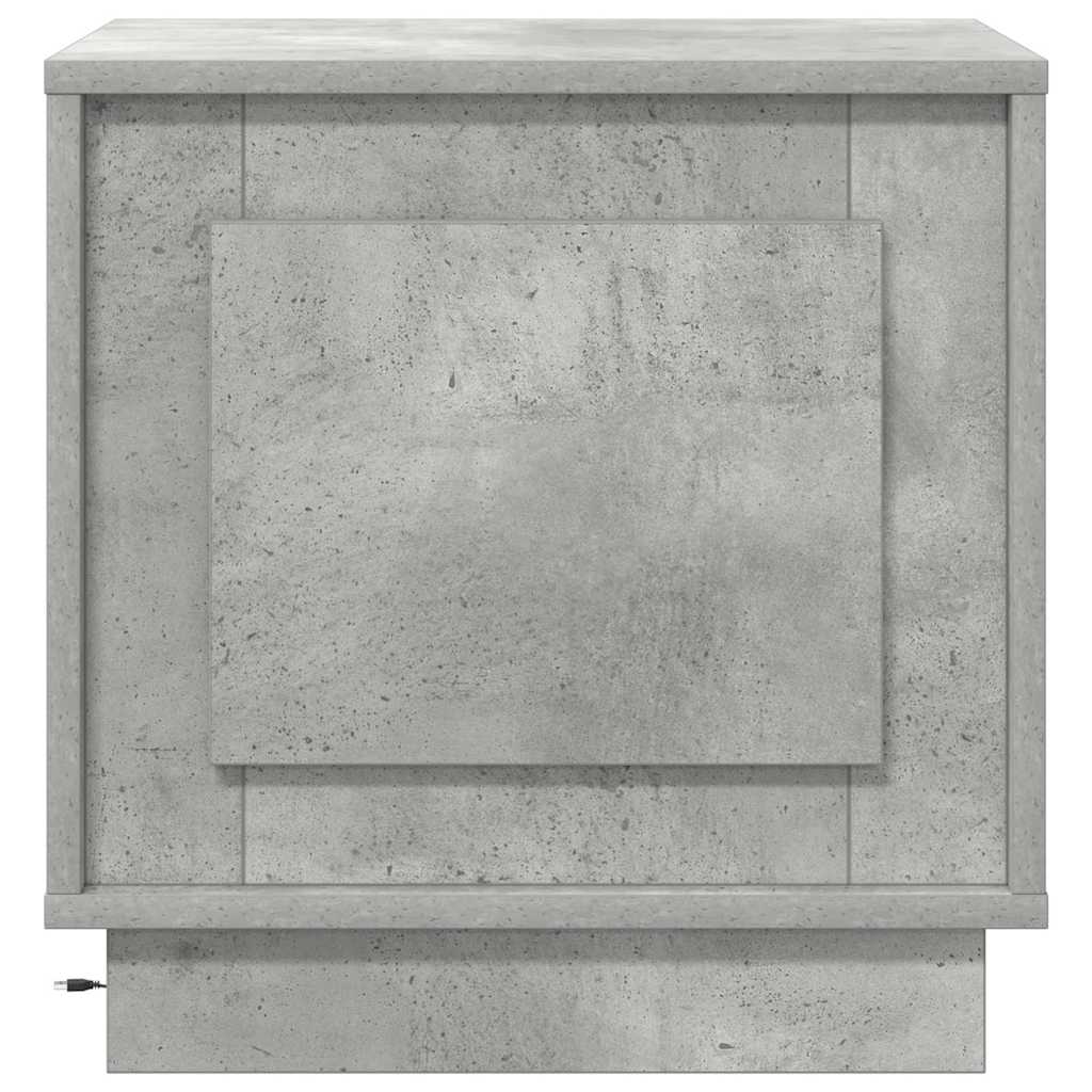 Κομοδίνο 2 pcs Σκυρόδεμα Γκρι 44 x 34,5 x 45 εκ - Pakobazaar