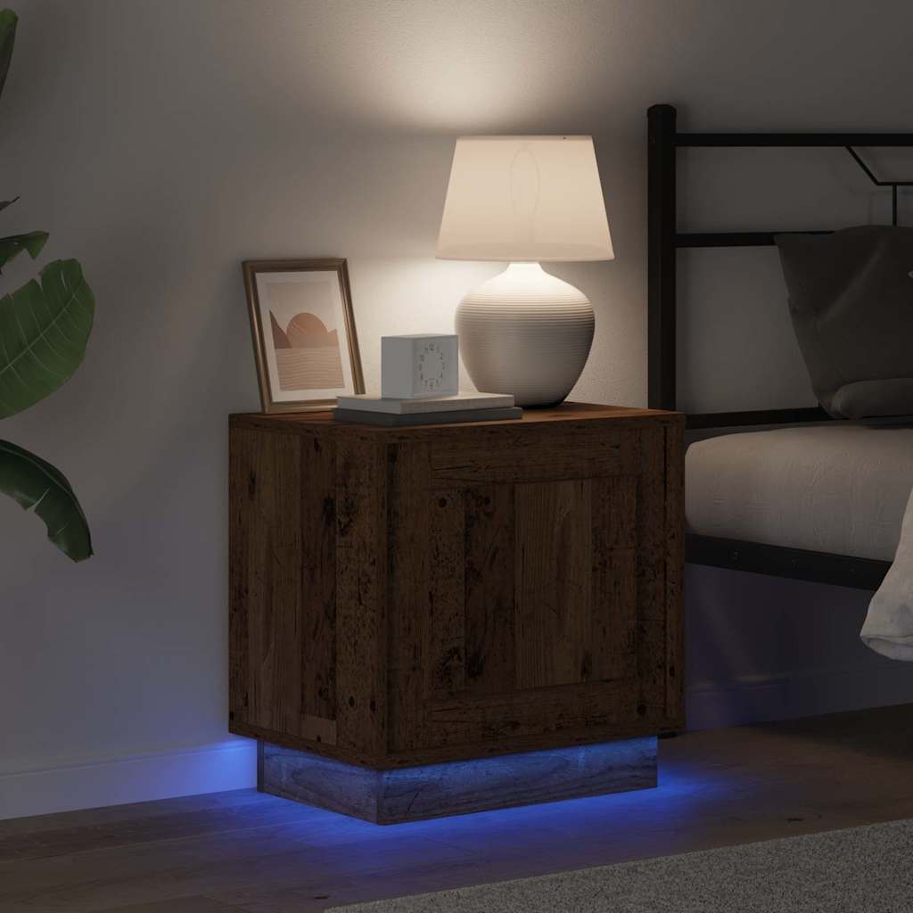 Κομοδίνο Παλιό ξύλο 44 x 34,5 x 45 εκ Επεξεργασμένο ξύλο - Pakobazaar