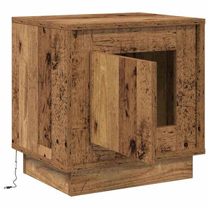 Κομοδίνο 2 pcs Παλιό ξύλο 44 x 34,5 x 45 εκ Επεξεργασμένο ξύλο - Pakobazaar
