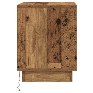 Κομοδίνο 2 pcs Παλιό ξύλο 44 x 34,5 x 45 εκ Επεξεργασμένο ξύλο - Pakobazaar