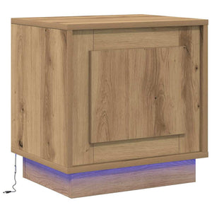 Κομοδίνο 2 pcs Artisan Oak 44 x 34,5 x 45 εκ Επεξεργασμένο ξύλο - Pakobazaar