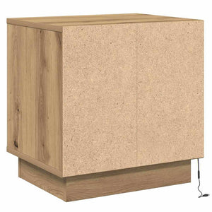 Κομοδίνο 2 pcs Artisan Oak 44 x 34,5 x 45 εκ Επεξεργασμένο ξύλο - Pakobazaar