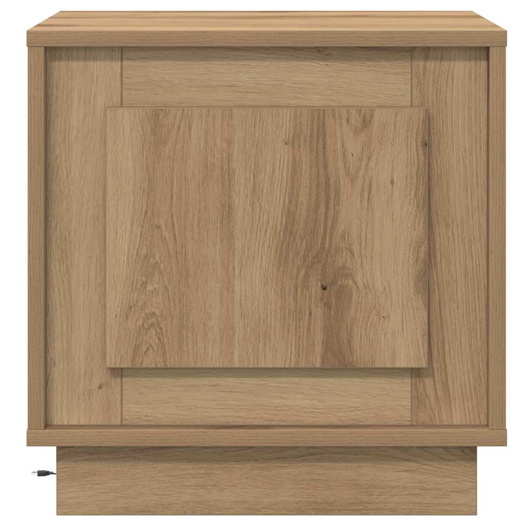 Κομοδίνο 2 pcs Artisan Oak 44 x 34,5 x 45 εκ Επεξεργασμένο ξύλο - Pakobazaar