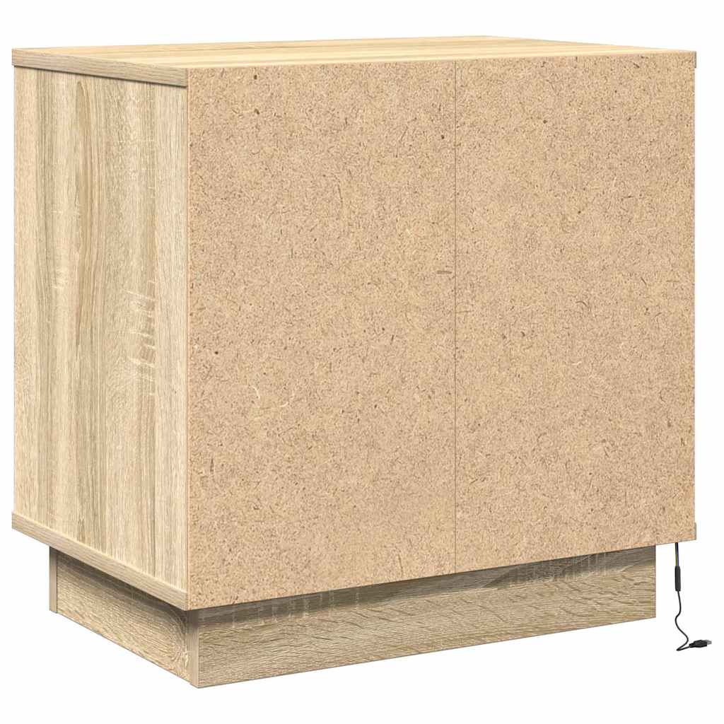 Κομοδίνο Δρύς Sonoma 50 x 34,5 x 50 εκ. Επεξεργασμένο ξύλο - Pakobazaar