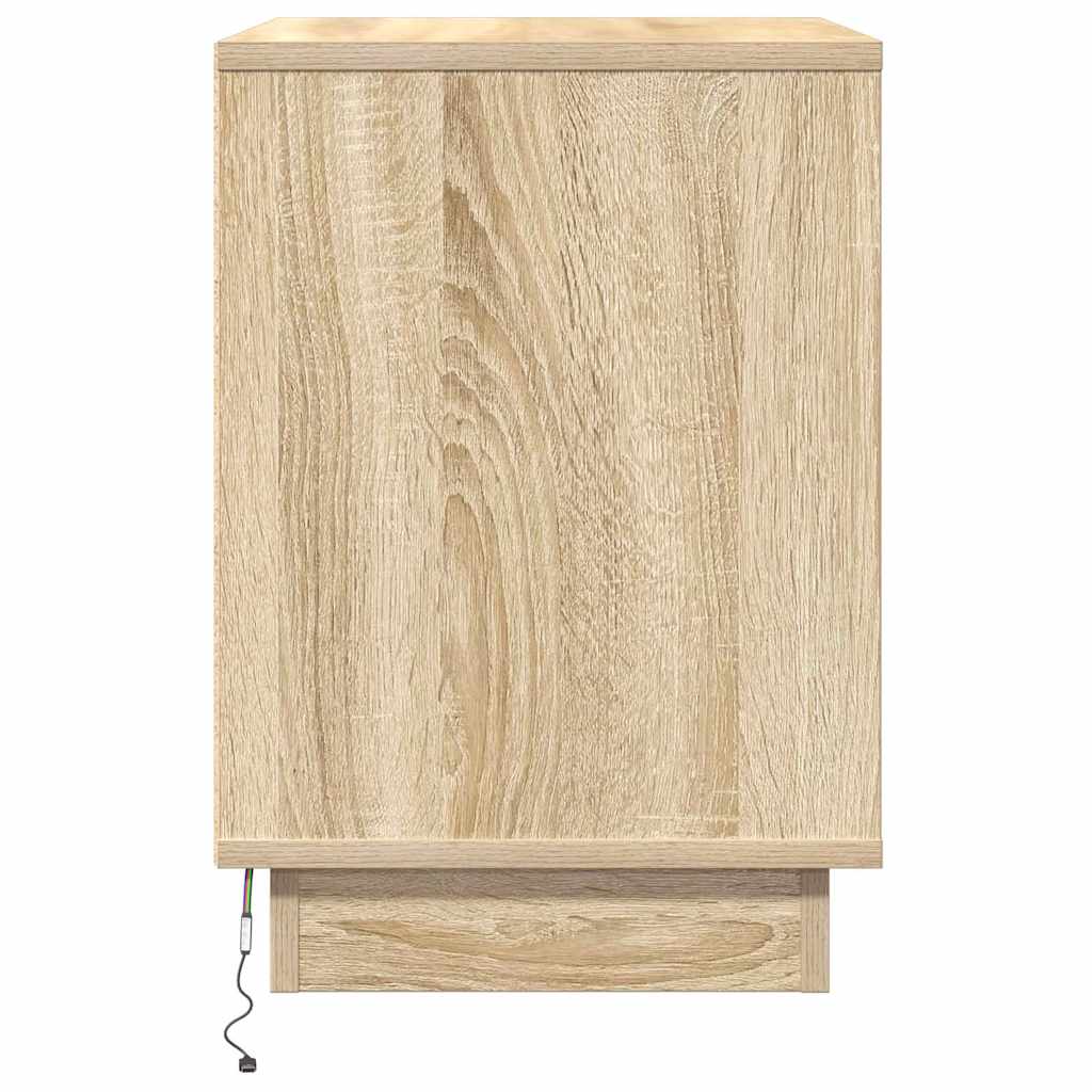 Κομοδίνο Δρύς Sonoma 50 x 34,5 x 50 εκ. Επεξεργασμένο ξύλο - Pakobazaar