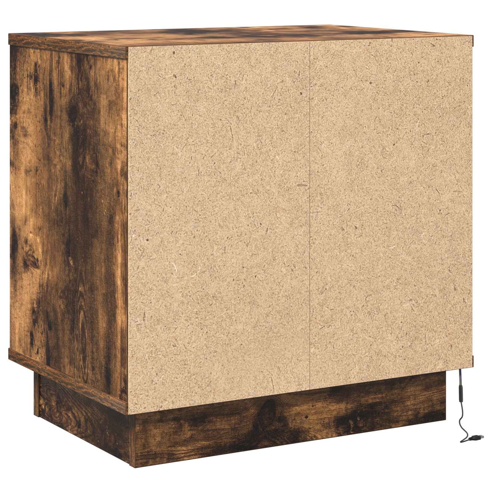 Κομοδίνο με συρτάρι 2 pcs Καπνιστό Δρύς 50 x 34,5 x 50 εκ. - Pakobazaar